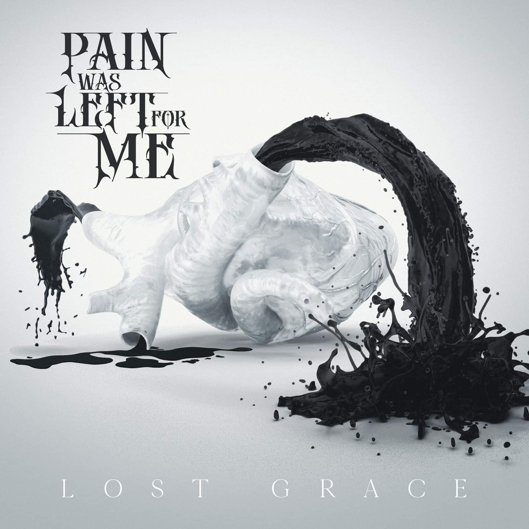 Lost Grace, by Pain Was Left For Me - album artwork by Devillin Labs