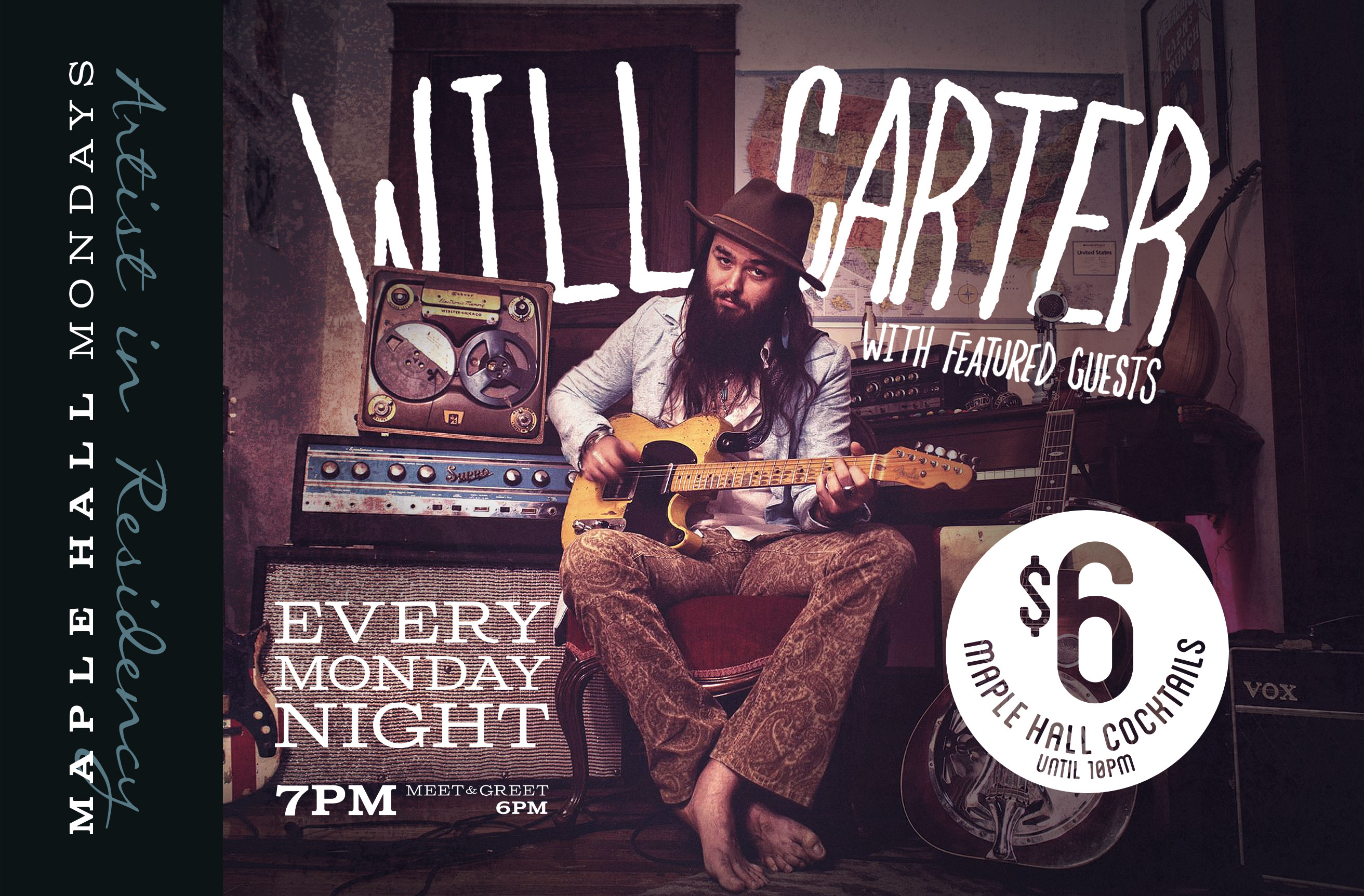 Flyer Design | Will Carter at Maple Hall