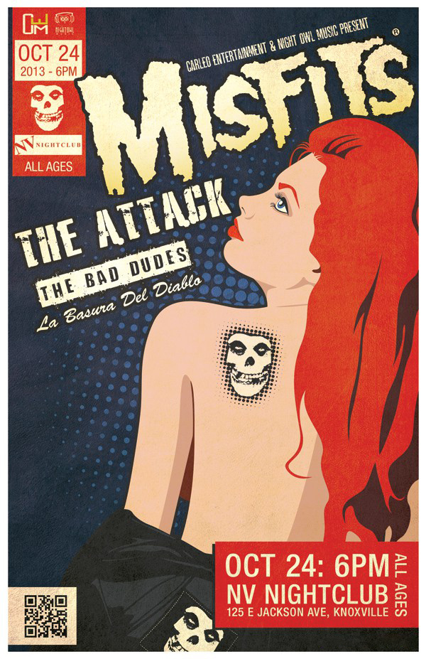Flyer Design | The Misfits at NV