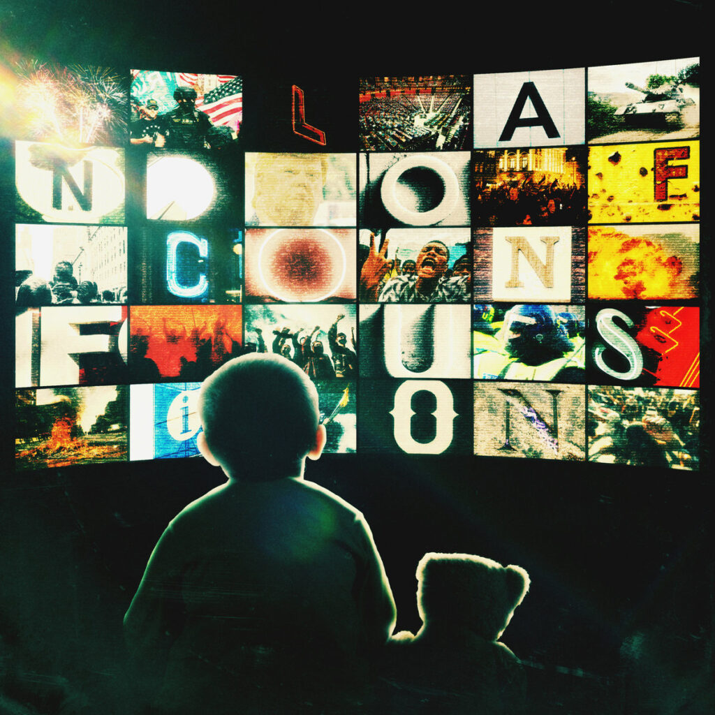 Album cover art design for Land of Confusion, by Deconbrio