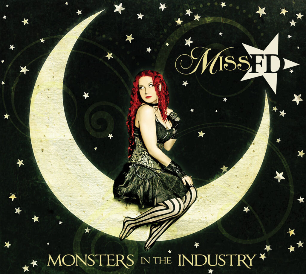 Album cover art design for Monsters in the Industry, by Miss FD