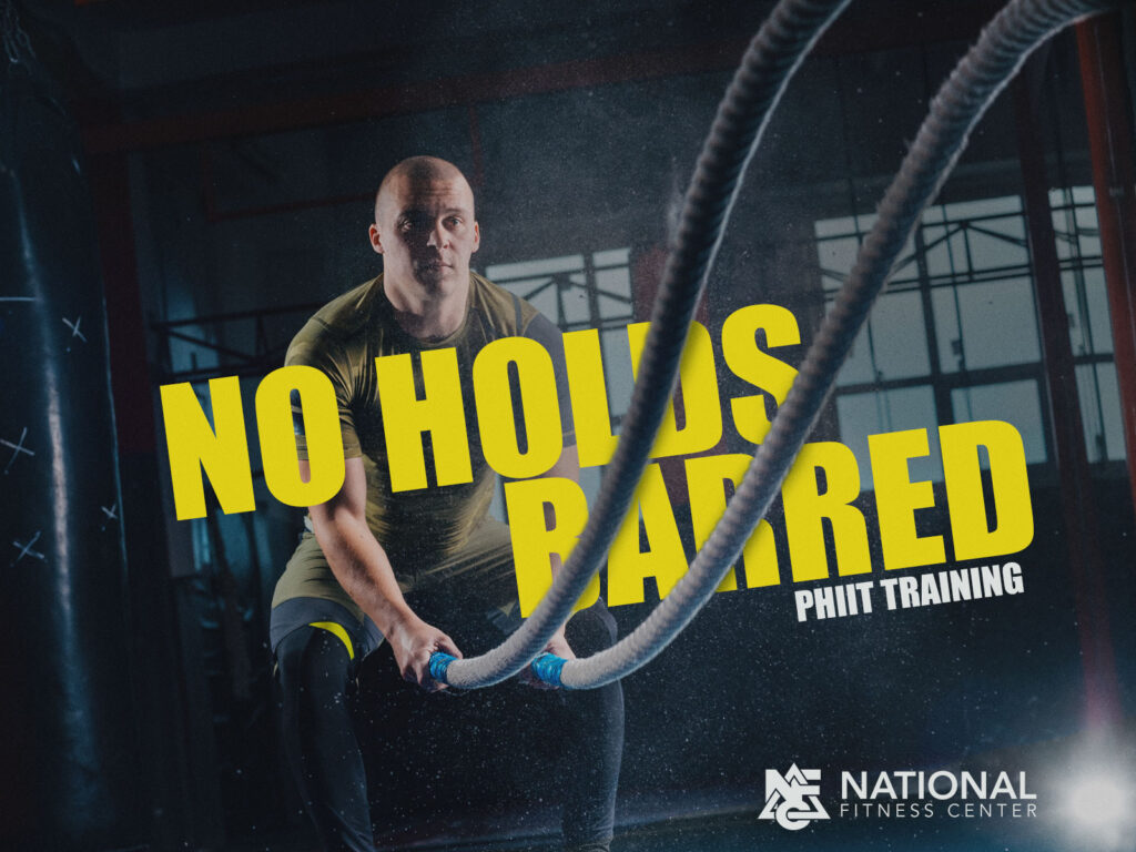 Digital ad design for National Fitness Center
