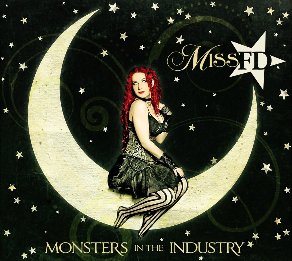 Album art: "Monsters in the Industry" by Miss FD. Design by Danny Rendo / Devillin Labs